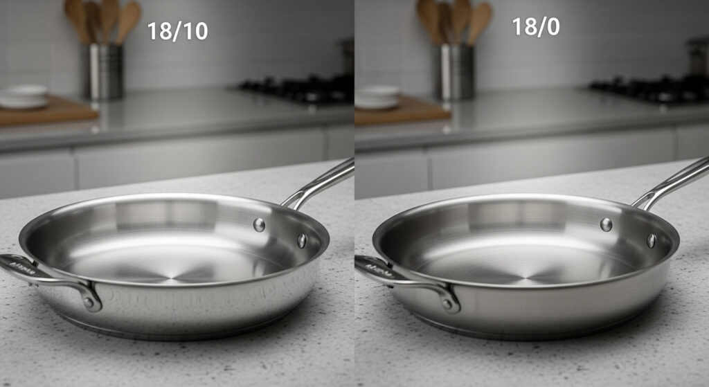 18/10 vs 18/0 Stainless Steel Cookware: Which Is Better for Your Kitchen? 18/10 vs 18/0 Stainless Steel Cookware Which Is Better for Your Kitchen