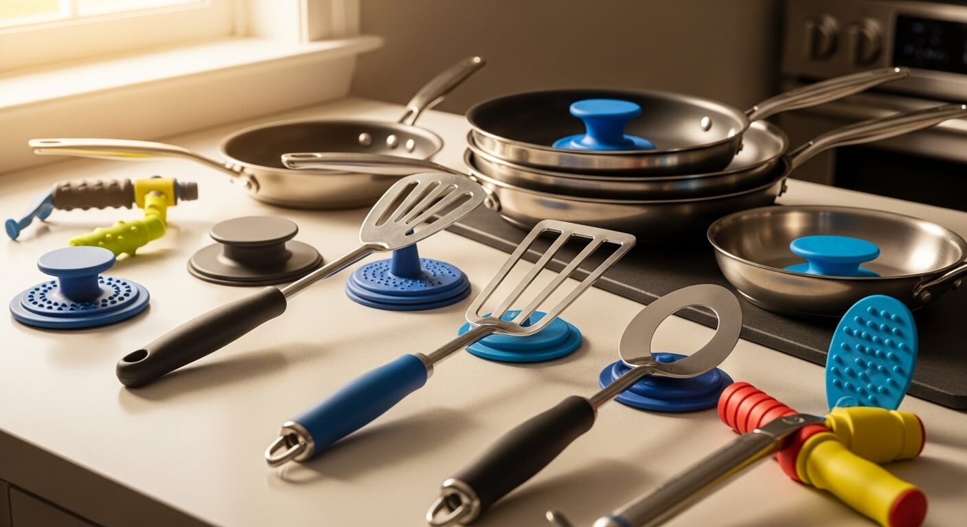 Adaptive Cooking Tools Helping Seniors with Arthritis Keep Their Favorite Skillets