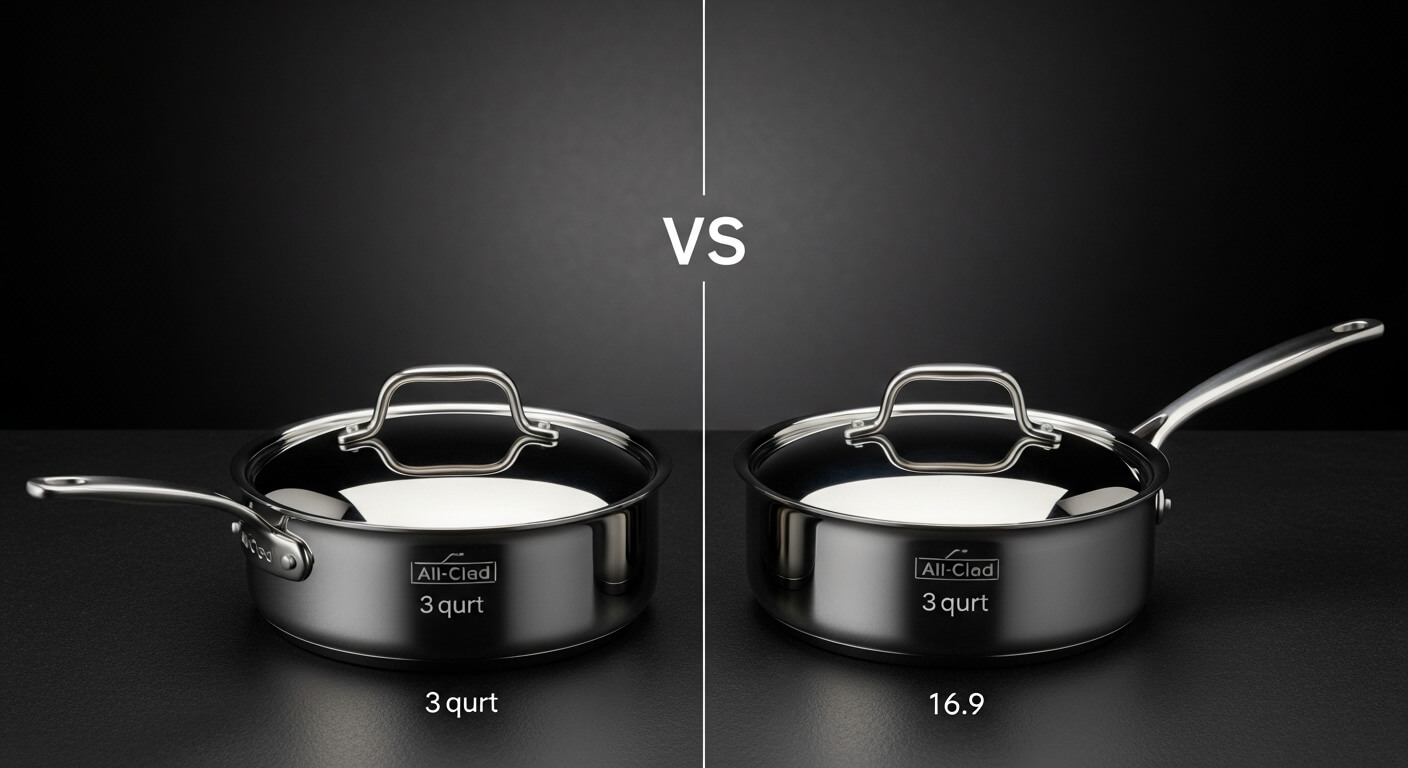 All-Clad 4403 vs 5403 - 3 Quart Saute Pan with Lid