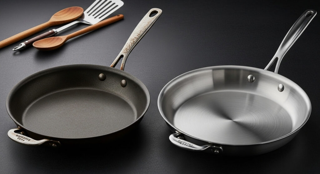 Carbon Steel Skillet vs Stainless Steel Skillet: Which One Should You Choose? Carbon Steel Skillet vs Stainless Steel Skillet Which One Should You Choose