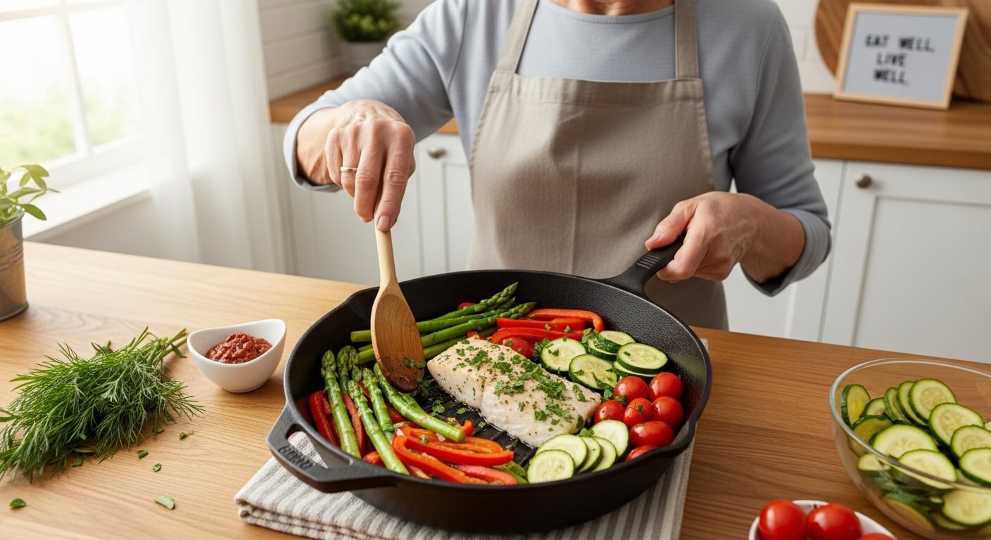 Heart-Healthy Skillet Cooking for Seniors with Arthritis Using Minimal ...
