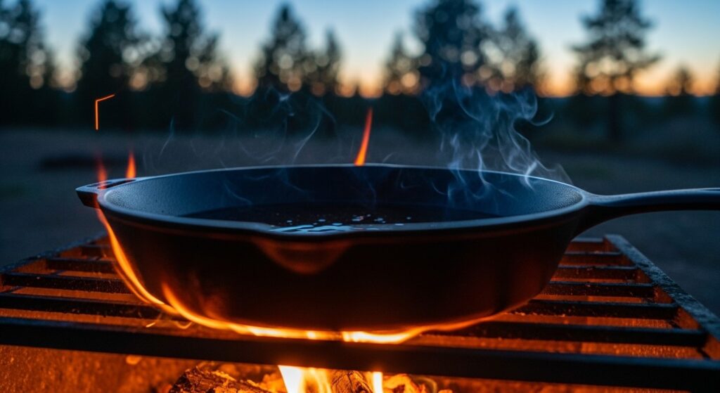 How to Season Your Cast Iron Skillet Over a Campfire How to Season Your Cast Iron Skillet Over a Campfire