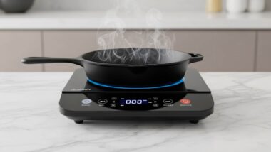 How to Season a Cast Iron Skillet Using a Portable Induction Burner