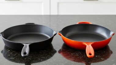 Lodge Enameled Cast Iron Skillet vs Le Creuset Enameled Cast Iron Skillet Complete Comparison Guide
