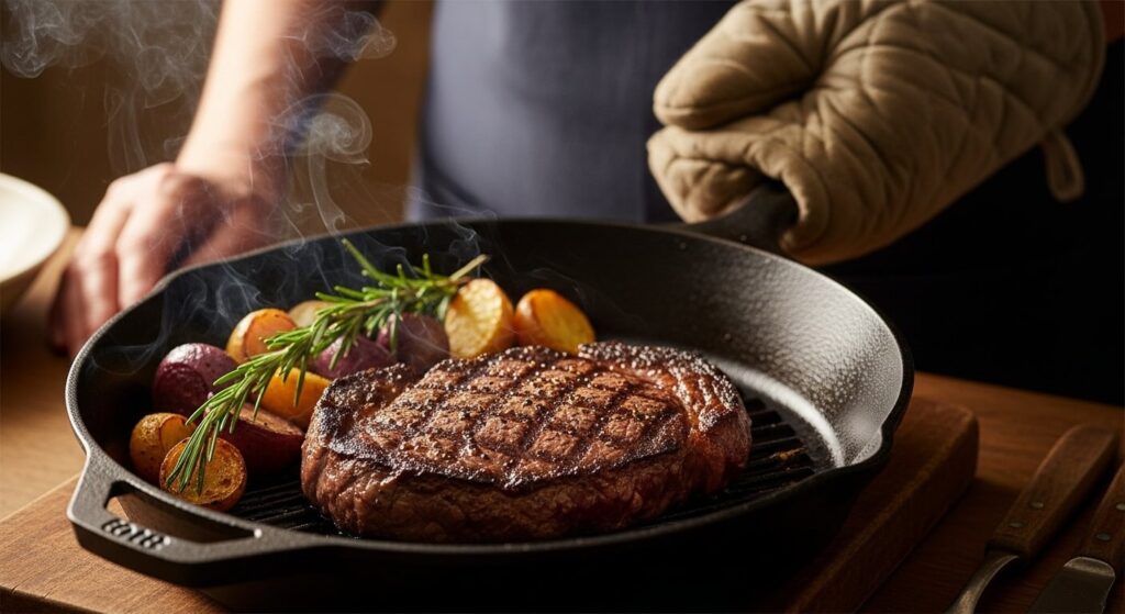 Low-Impact Searing How Seniors Enjoy Cast Iron Flavor Despite Arthritis