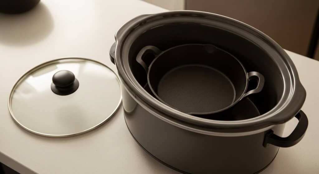 Slow Cooker Seasoning a Cast Iron Skillet's Handles Slow Cooker Seasoning a Cast Iron Skillet's Handles