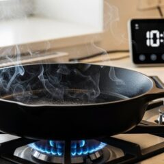 Stovetop Seasoning a Cast Iron Skillet in 10 Minutes