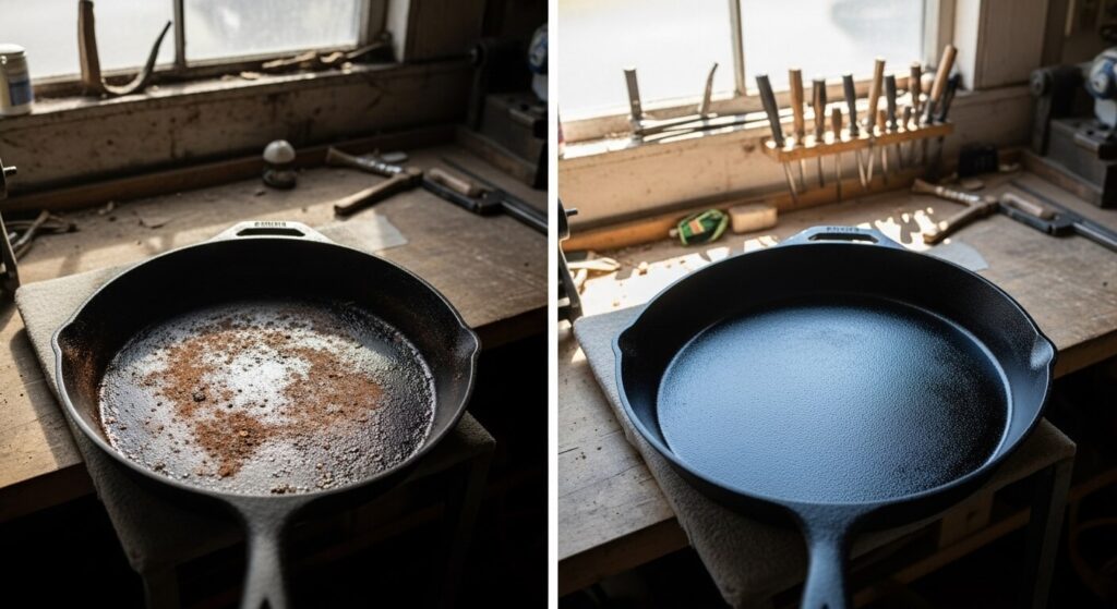 Stripping and Re-Seasoning: How to Save a Skillet with Years of Gunk Stripping and Re-Seasoning How to Save a Skillet with Years of Gunk