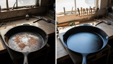 Stripping and Re-Seasoning How to Save a Skillet with Years of Gunk